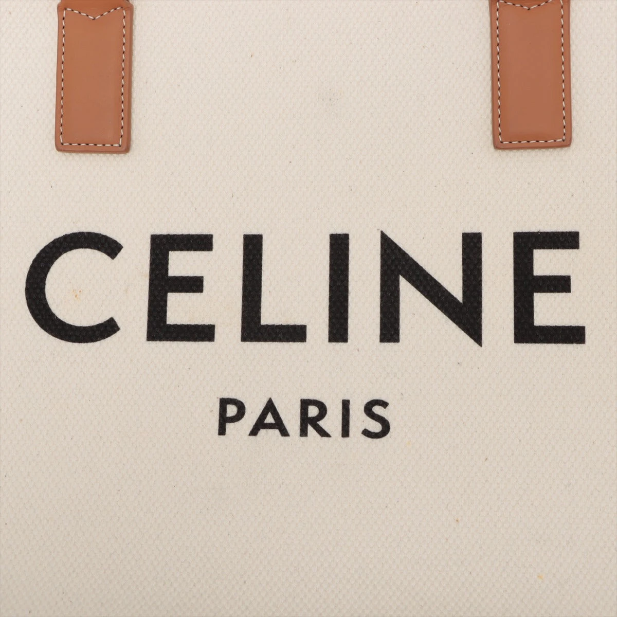 セリーヌ ホリゾンタルカバ キャンバス×レザー トートバッグ