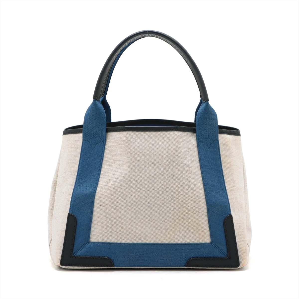 バレンシアガ バッグ ネイビー キャンバス トートバッグ ロゴ バレンシアガ BALENCIAGA NAVY CABAS MMキャンバストート