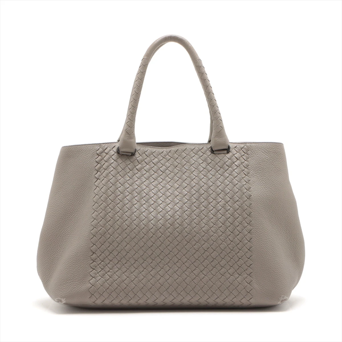 極 美品 ボッテガヴェネタ イントレチャート レザー トートバッグ ハンドバッグ BOTTEGA VENETA - 極美品 ボッテガヴェネタ BOTTEGA VENETA