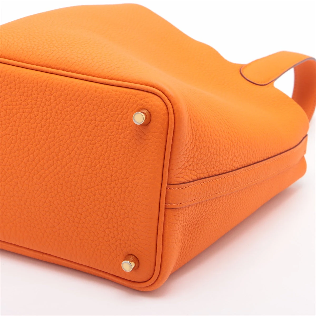 エルメス ピコタンロックPM トリヨンクレマンス オレンジ ゴールド金具