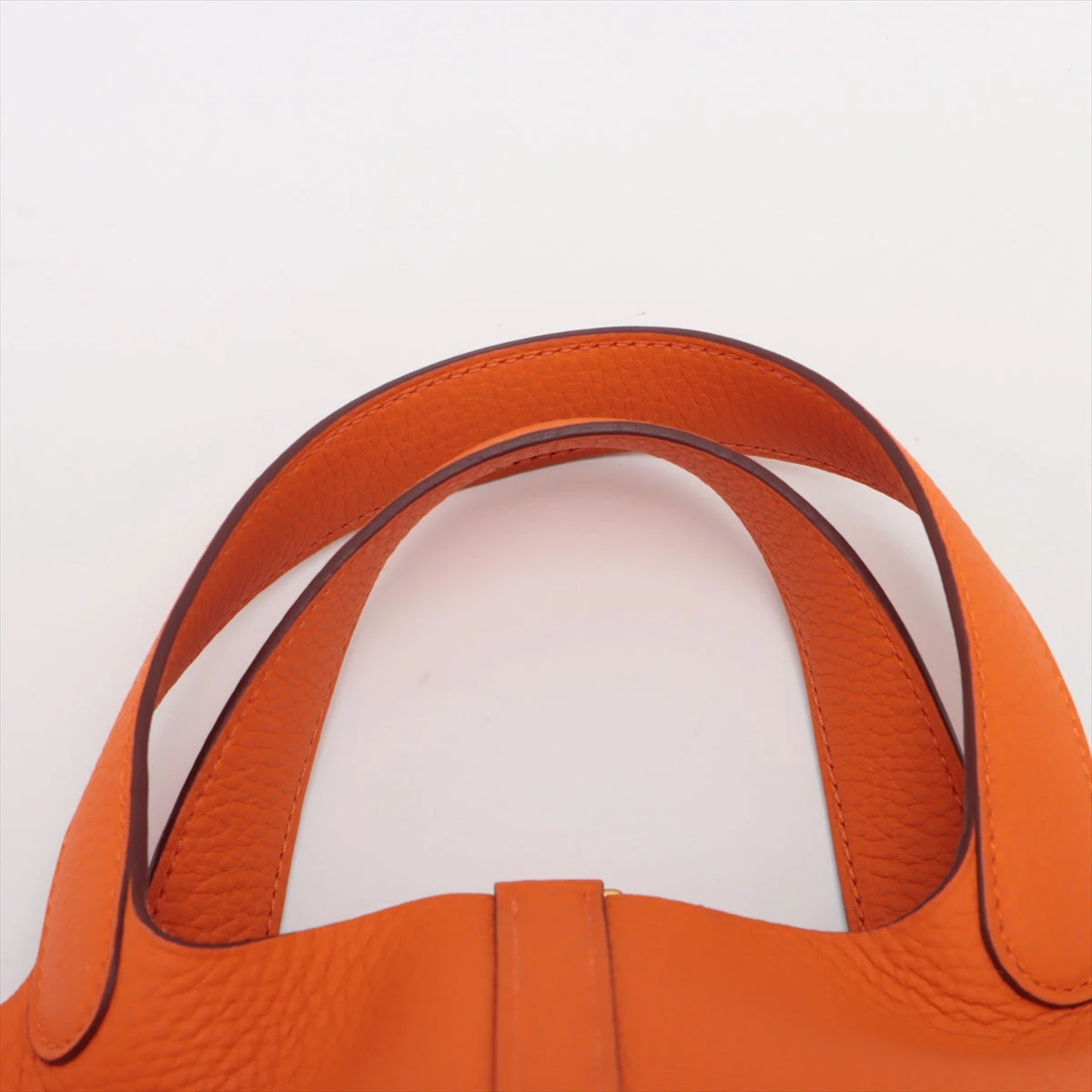 エルメス ピコタンロックPM トリヨンクレマンス オレンジ ゴールド金具