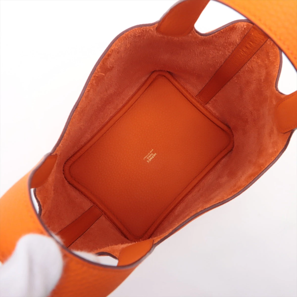 エルメス ピコタンロックPM トリヨンクレマンス オレンジ ゴールド金具