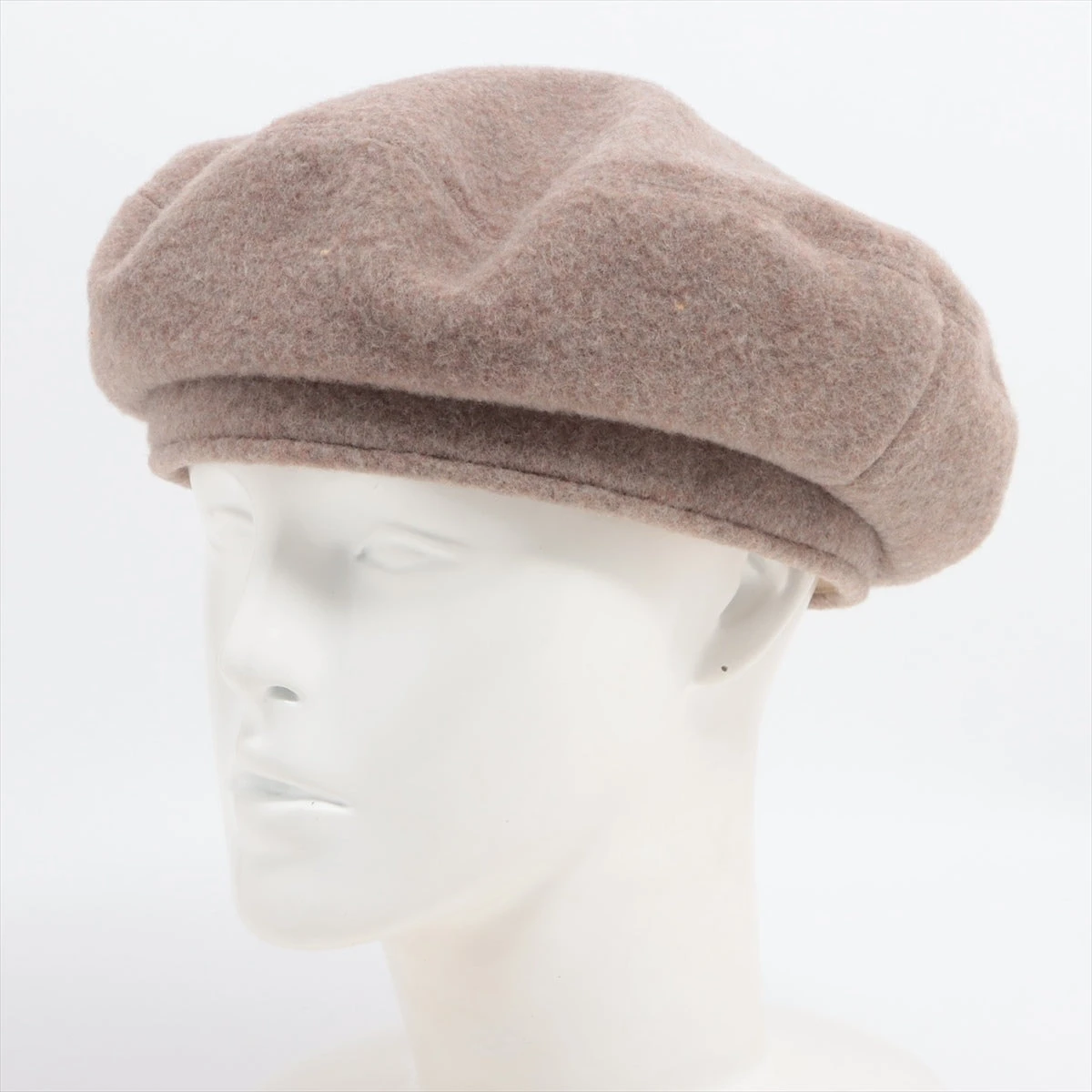 エルメスベレー帽カシミア100% ベージュ