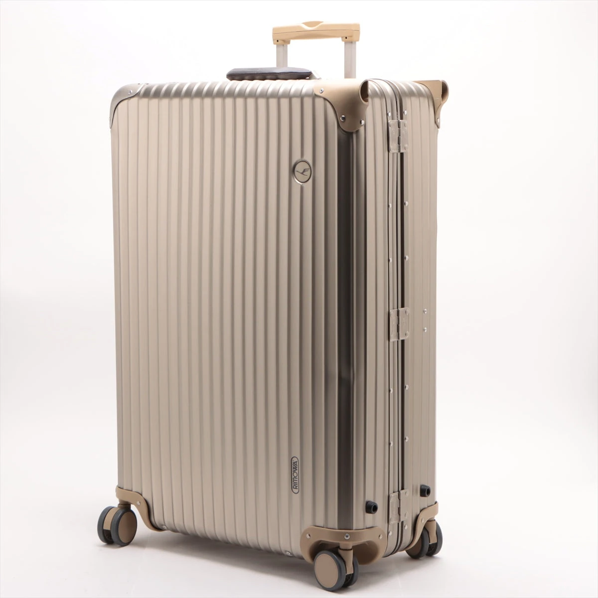 Rimowa リモワ トパーズ チタニウム 25L、シャンパンゴールド RIMOWA リモワ キャリーケース TOPAS TITANIUM トパーズ