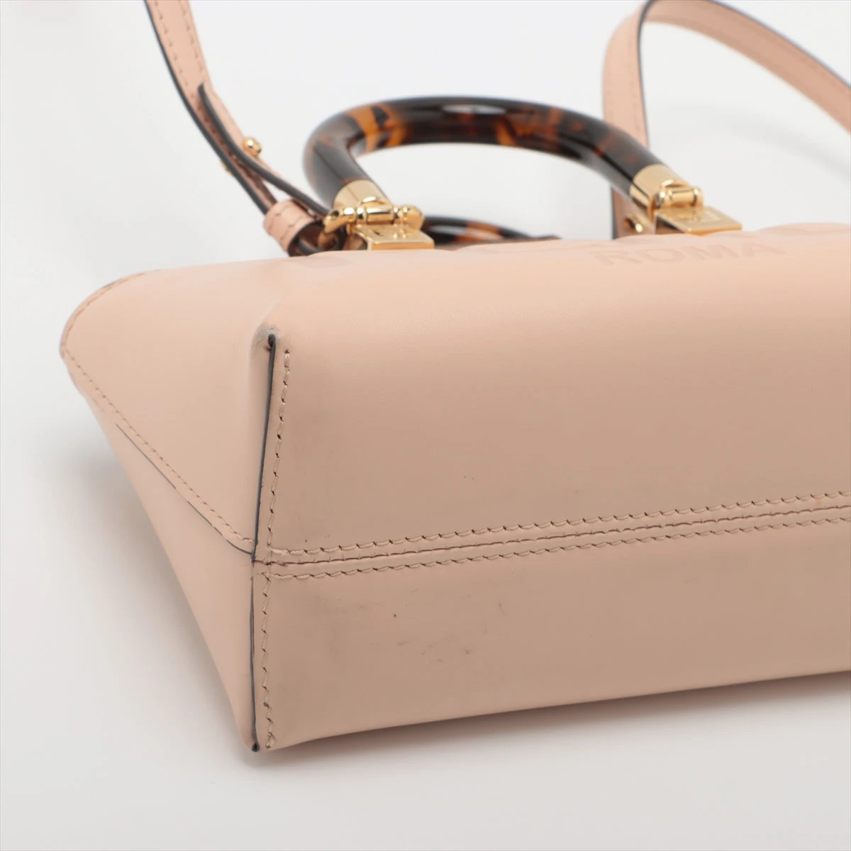 【美品】FENDI バイザウェイ ハンドバッグ 2way レザー ピンク フェンディ FENDI バイザウェイ ミディアム 2WAYバッグ レザー