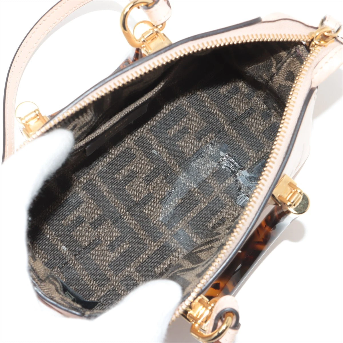 mico フェンディ バイザウェイ ミニ グレージュ バイ ザ ウェイ セレリア ミニ カーフレザー グレー | Fendi