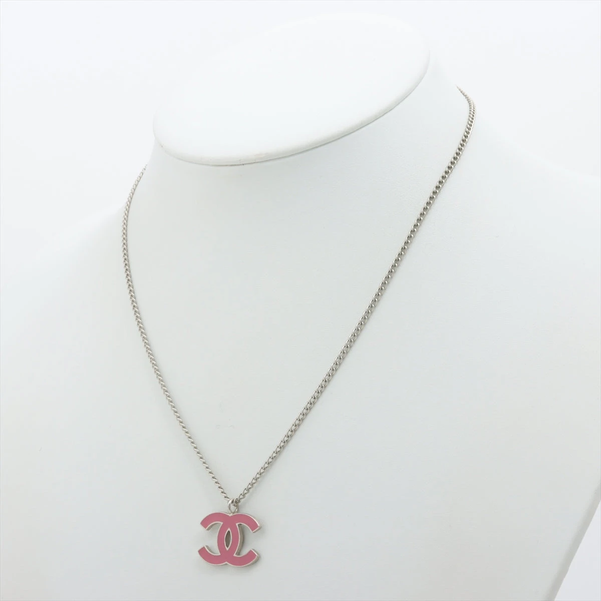 CHANEL ネックレス　ピンク　ココマーク　シルバー　04C 楽天市場】中古 シャネル ネックレス ココマーク ピンク GP金具