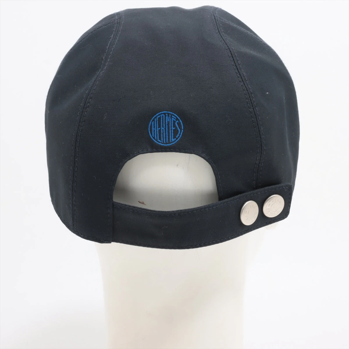 エルメス セリエ キャップ 60 コットン×ナイロン ネイビー A2672313