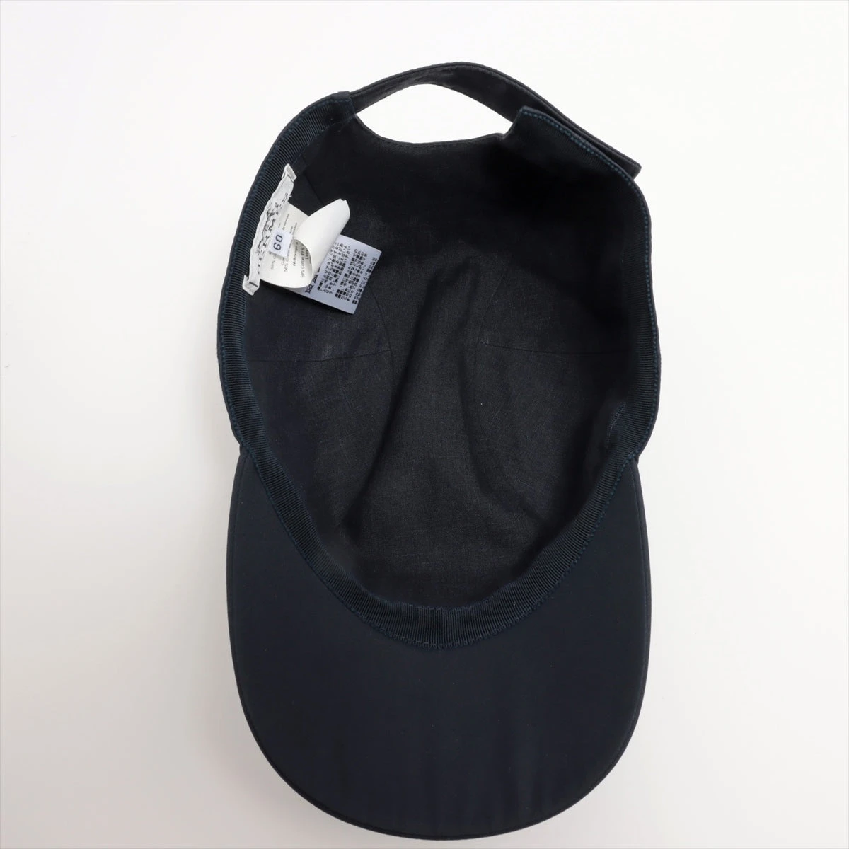 エルメス セリエ キャップ 60 コットン×ナイロン ネイビー A2672313