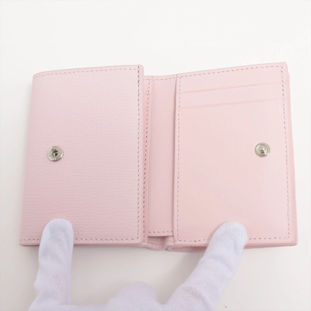 ロエベ/3つ折り財布/アナグラム バーティカル ウォレット
