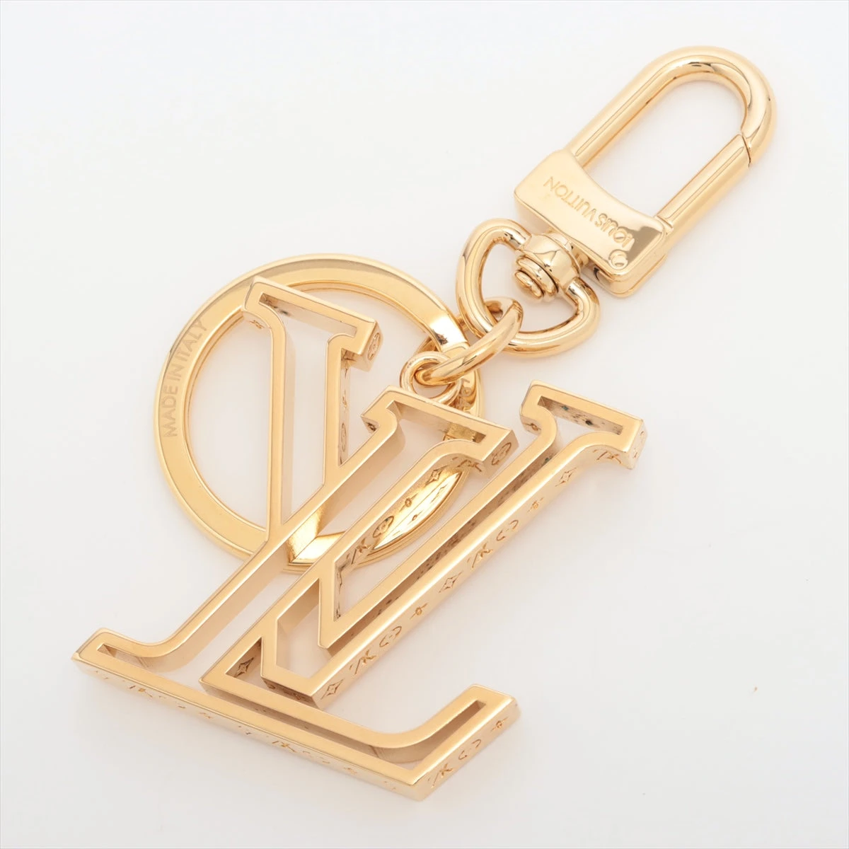 LOUIS VUITTON キーホルダー ポルトクレLVミリオネア ゴールド