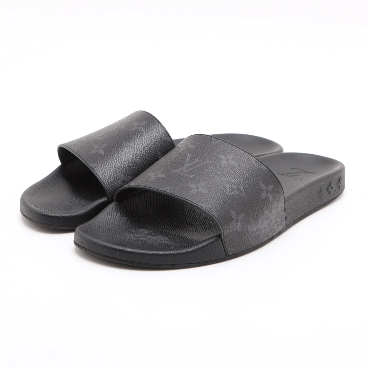 Louis Vuitton トングサンダル ブラック/グレー Louis Vuitton トングサンダル ブラック/グレー 2025年最新
