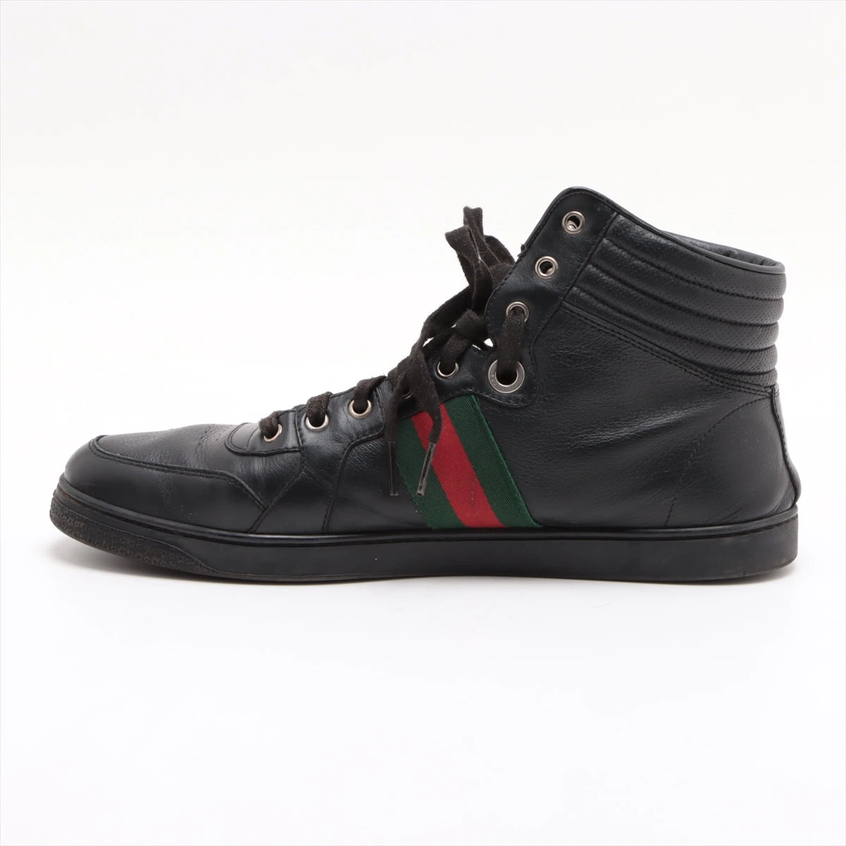 グッチ インターロッキングG レザー ハイカットスニーカー 11 メンズ