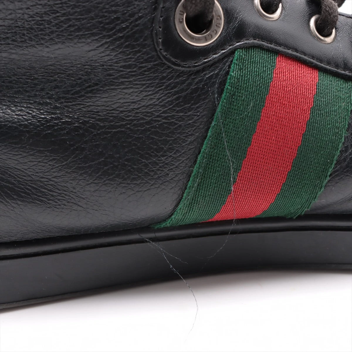 グッチ インターロッキングG レザー ハイカットスニーカー 11 メンズ