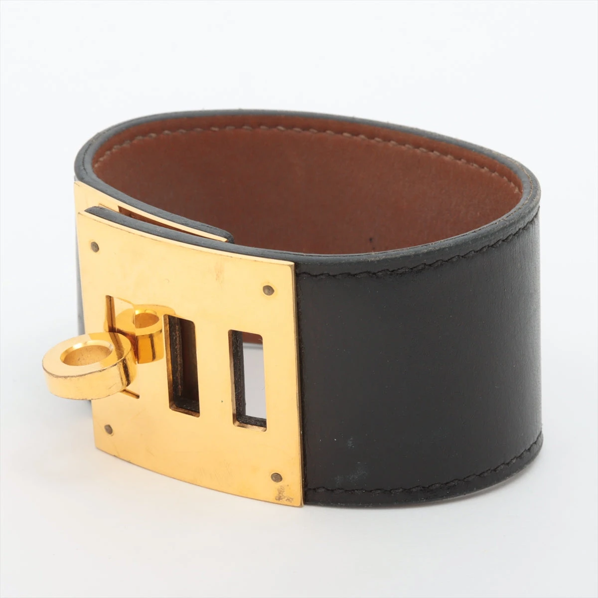 HERMES エルメス ケリー バングル ソーブラック アルミニウム