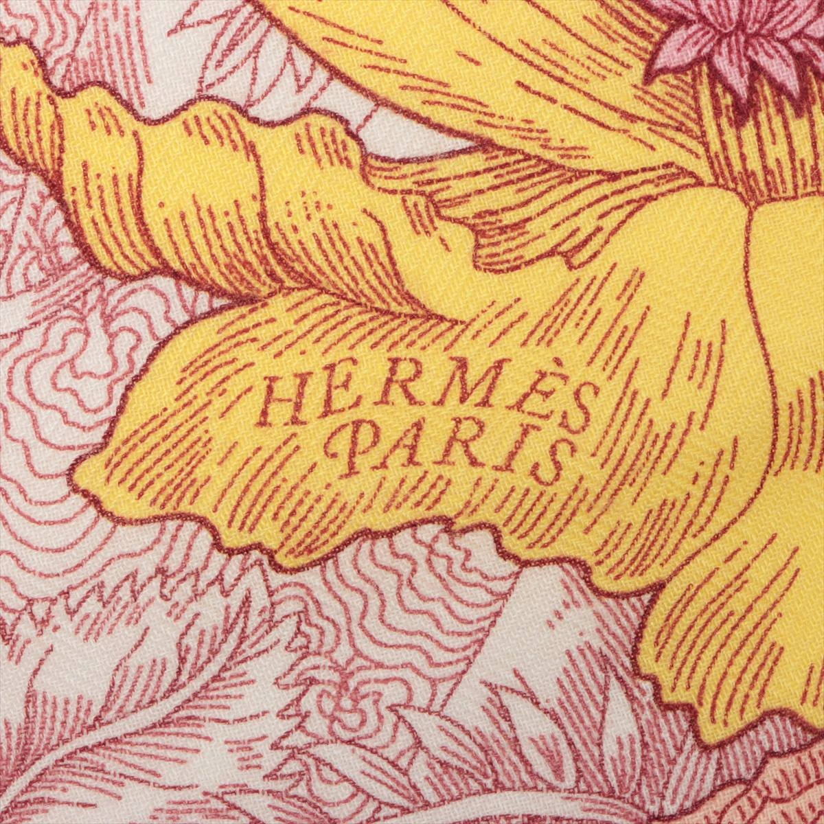HERMES 花と鳥のストール HERMES 花と鳥のストール
