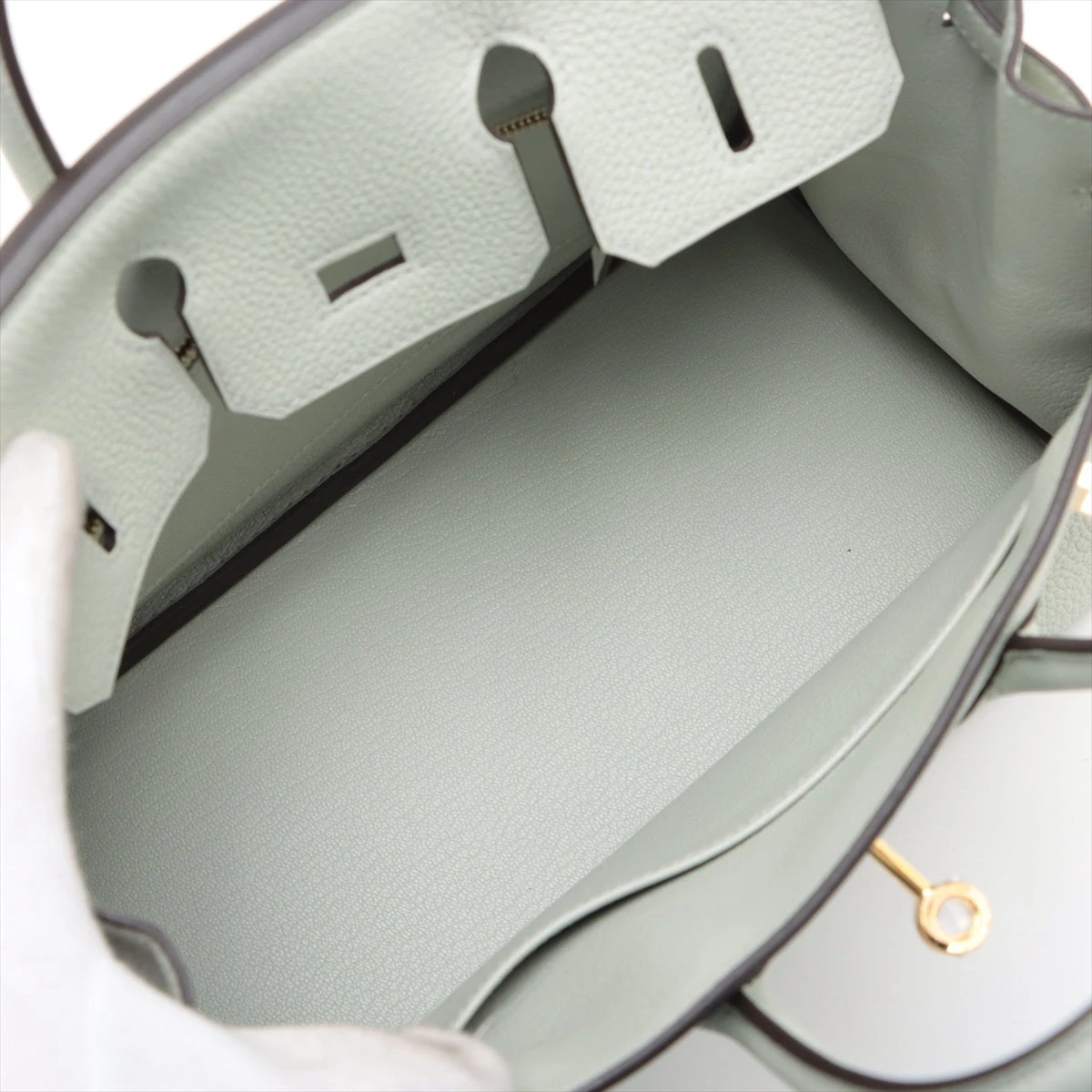 エルメス バーキン25 トゴ グリネヴェ ゴールド金具 B:2023年 A2666208 