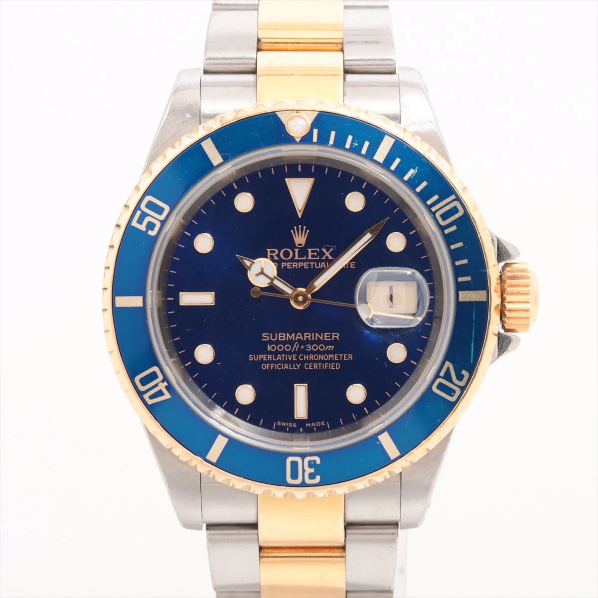 ロレックス サブマリーナ 16613 SS×YG AT 青文字盤 あまりごま2