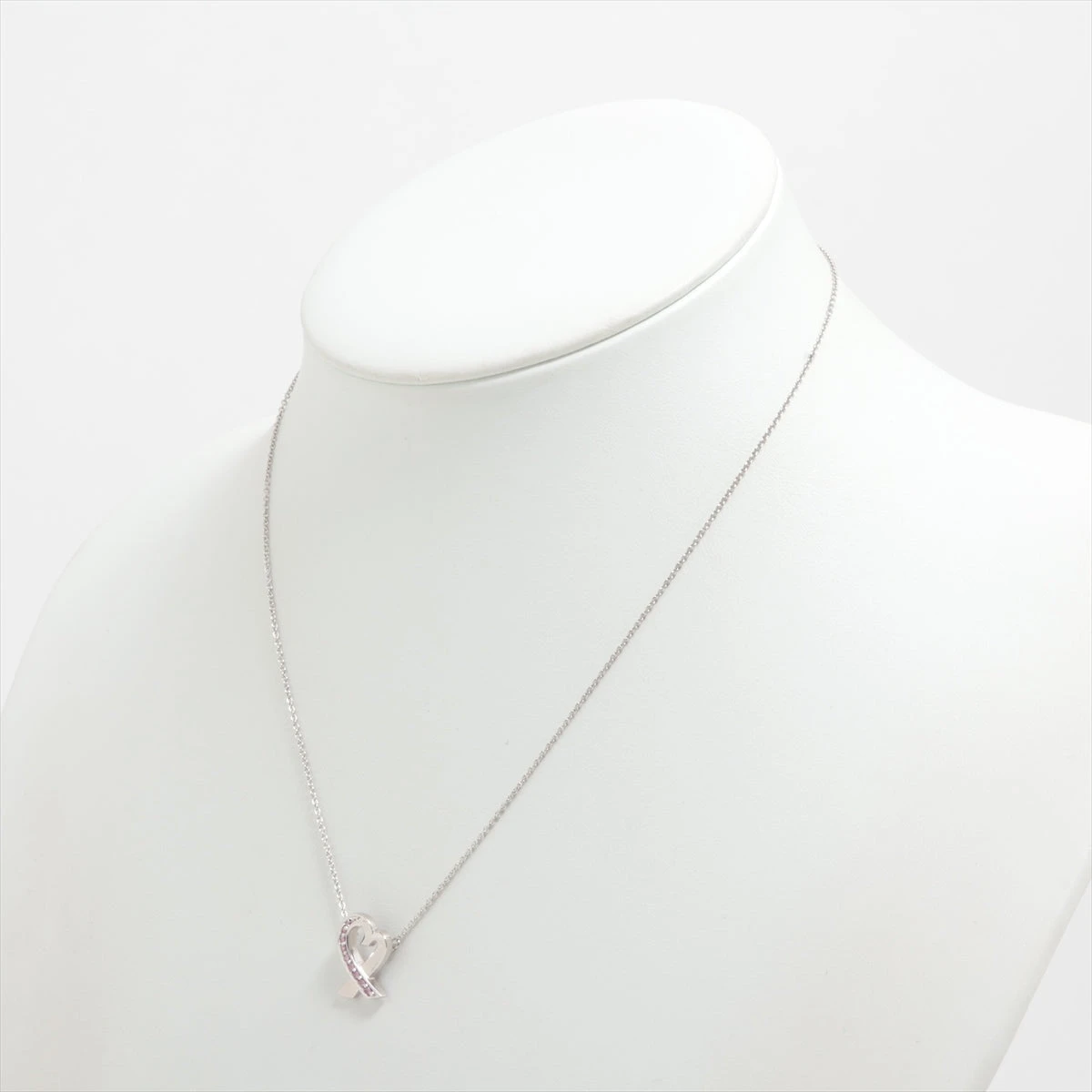 【TIFFANY＆CO. 】オープンハートネックレス ピンクサファイア シルバー Amazon | [ティファニー] TIFFANY ピンクサファイヤ