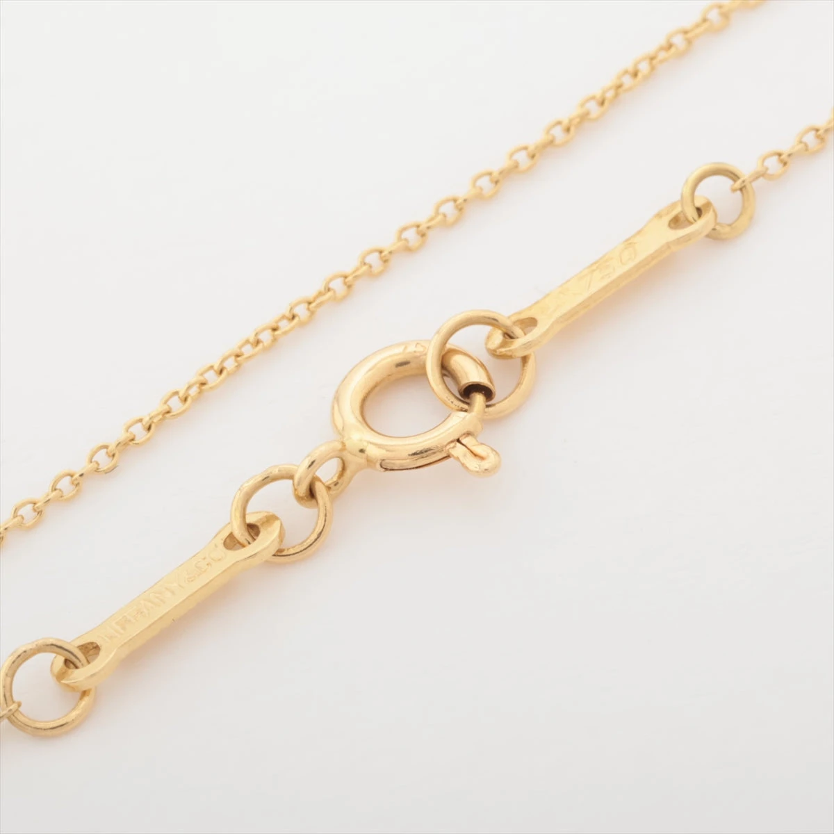 ティファニー　レター　ネックレス　イニシャル　a 現行品　美品　750 ティファニー レター イニシャル ネックレス 750(YG) 2.1g
