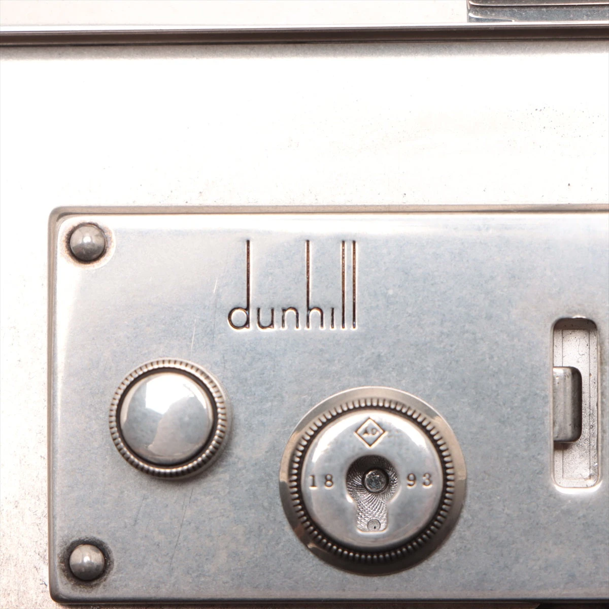 ダンヒル GTロックバッグ メタル ショルダーバッグ シルバー A2674529