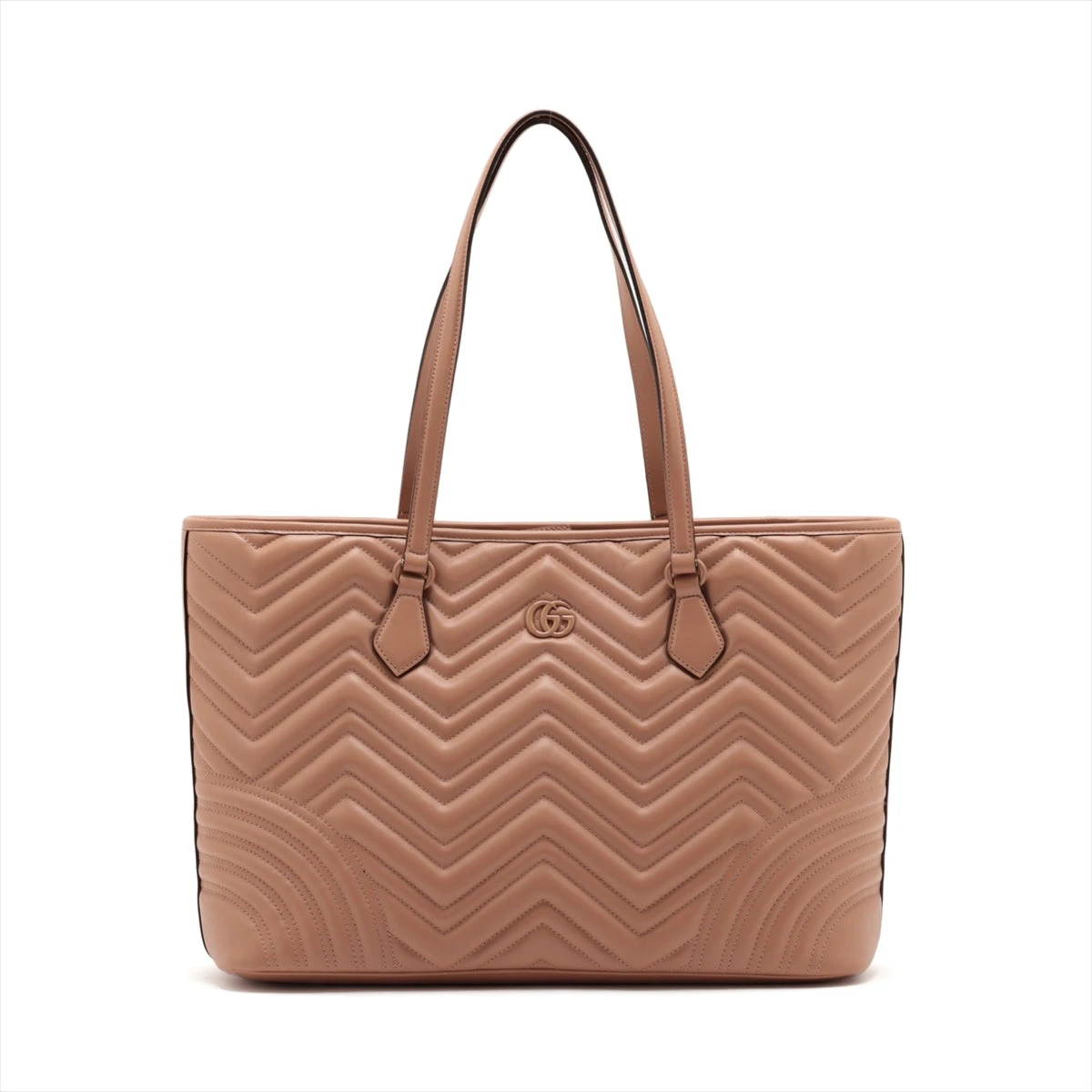 GUCCI グッチ 人気 GGマーモント キルティング トートバッグ グッチ GGマーモント キルティング レザー トートバッグ