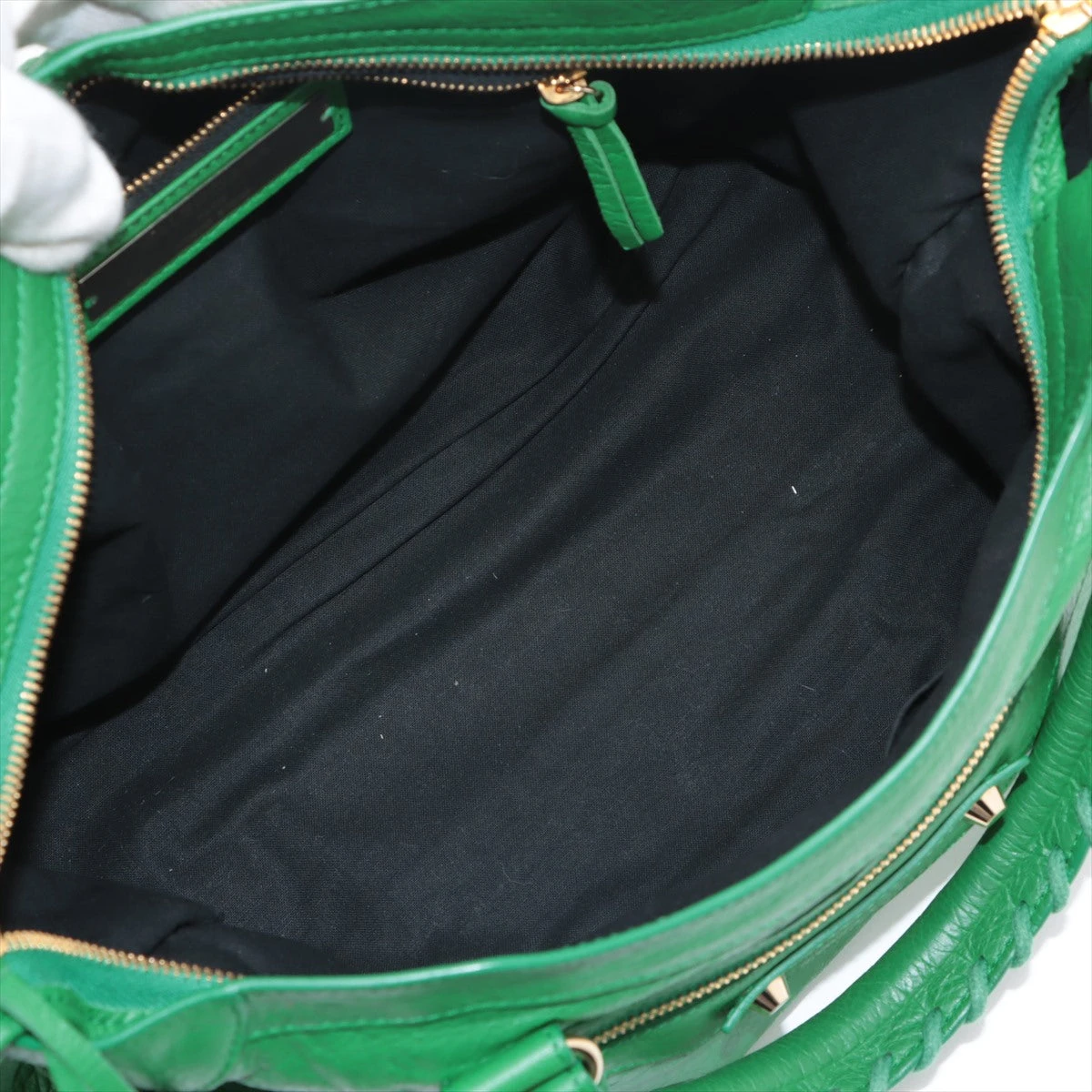 バレンシアガ　ハンド、ショルダーバッグ2way レザー　グリーン 楽天市場】バレンシアガ BALENCIAGA ザ・シティ2wayショルダー