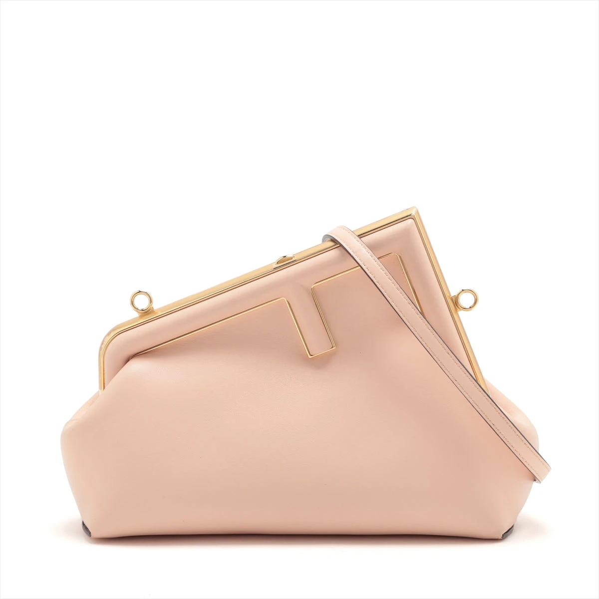 フェンディ ファースト レザー 2WAYショルダーバッグ ピンク