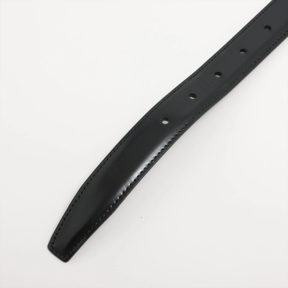 セリーヌ トリオンフ ベルト 85 レザー ブラック ZZ017654｜中古