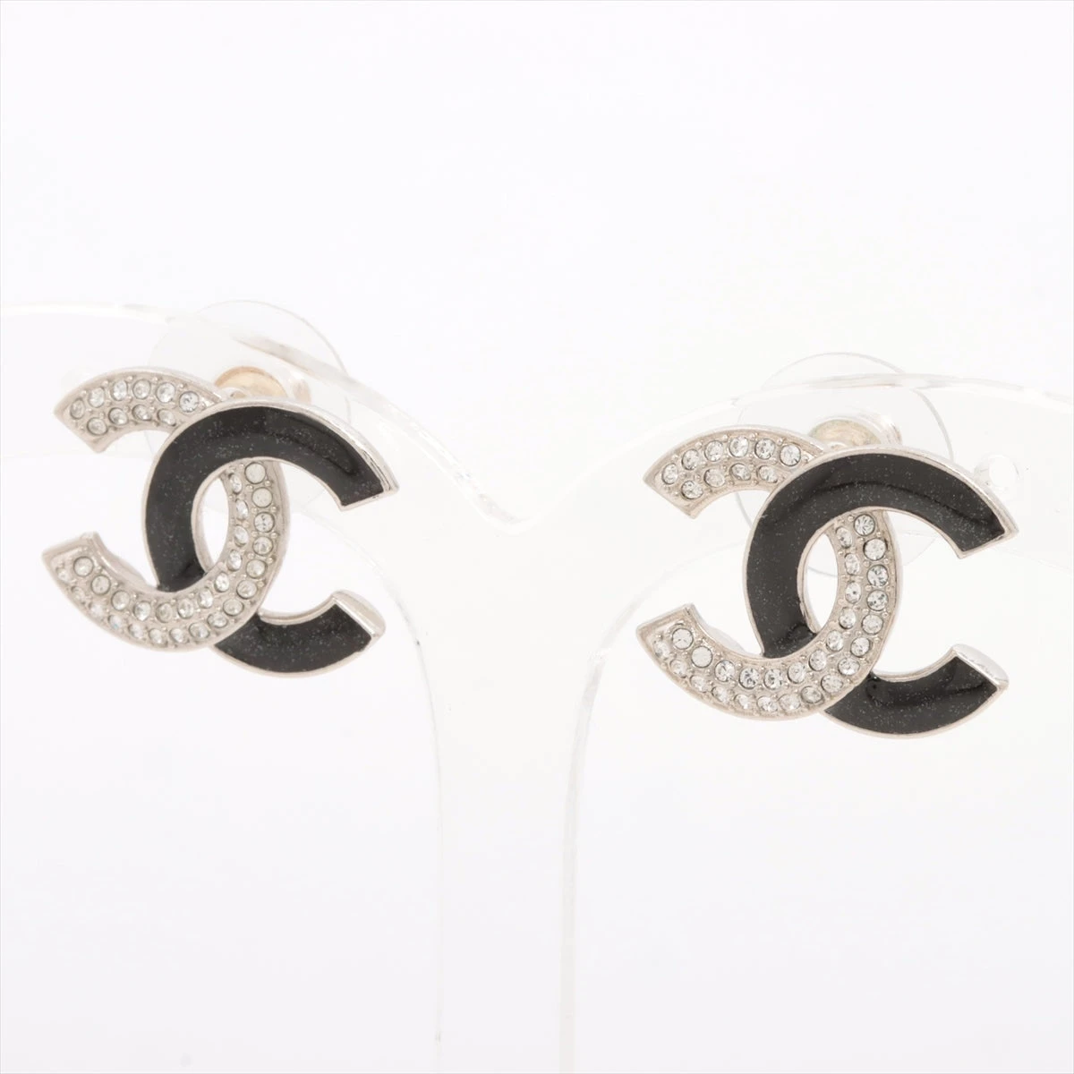 美品】CHANEL ココマーク ラインストーン ピアス A23K 付属品