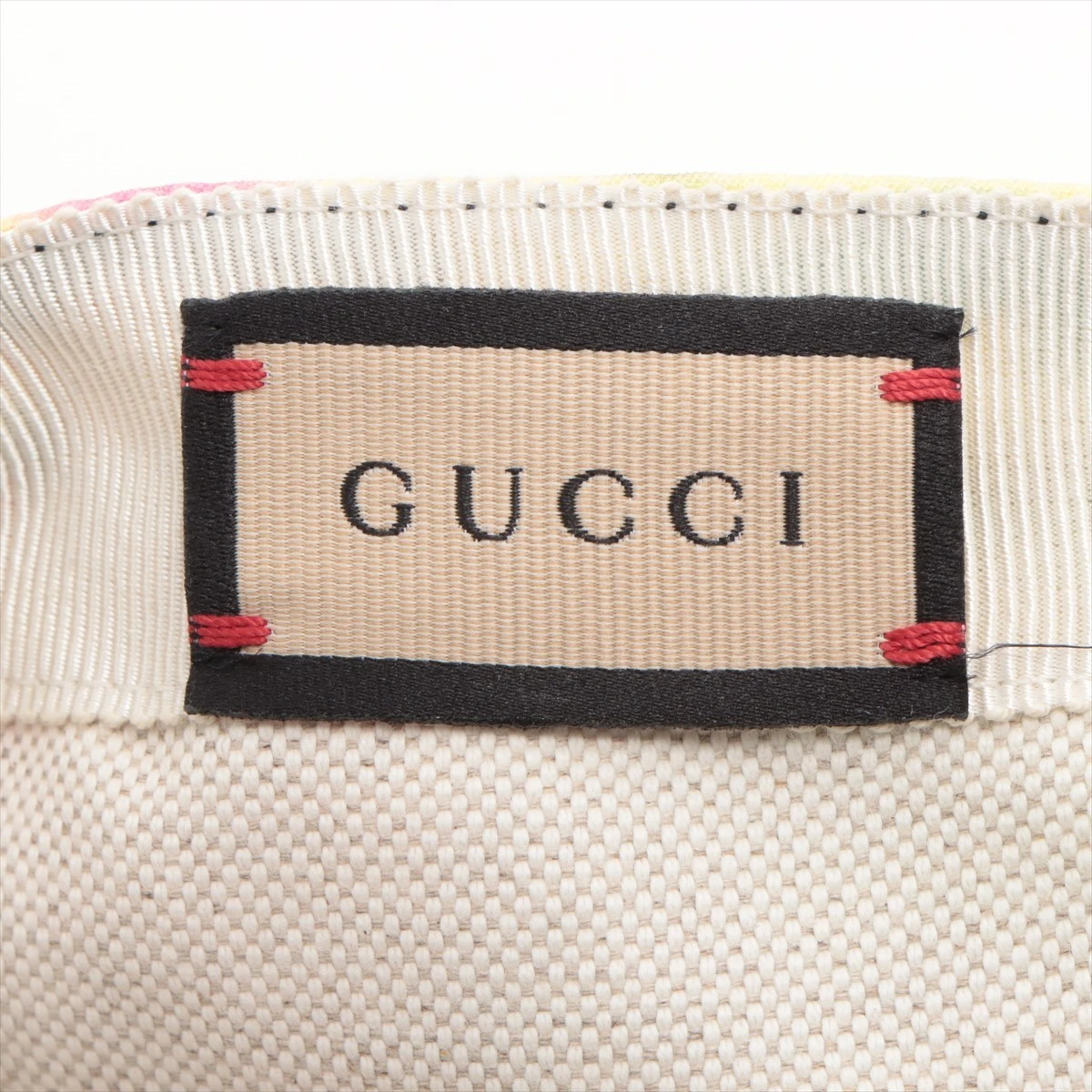 グッチ キャップ S ナイロン マルチカラー 729776 A2621786