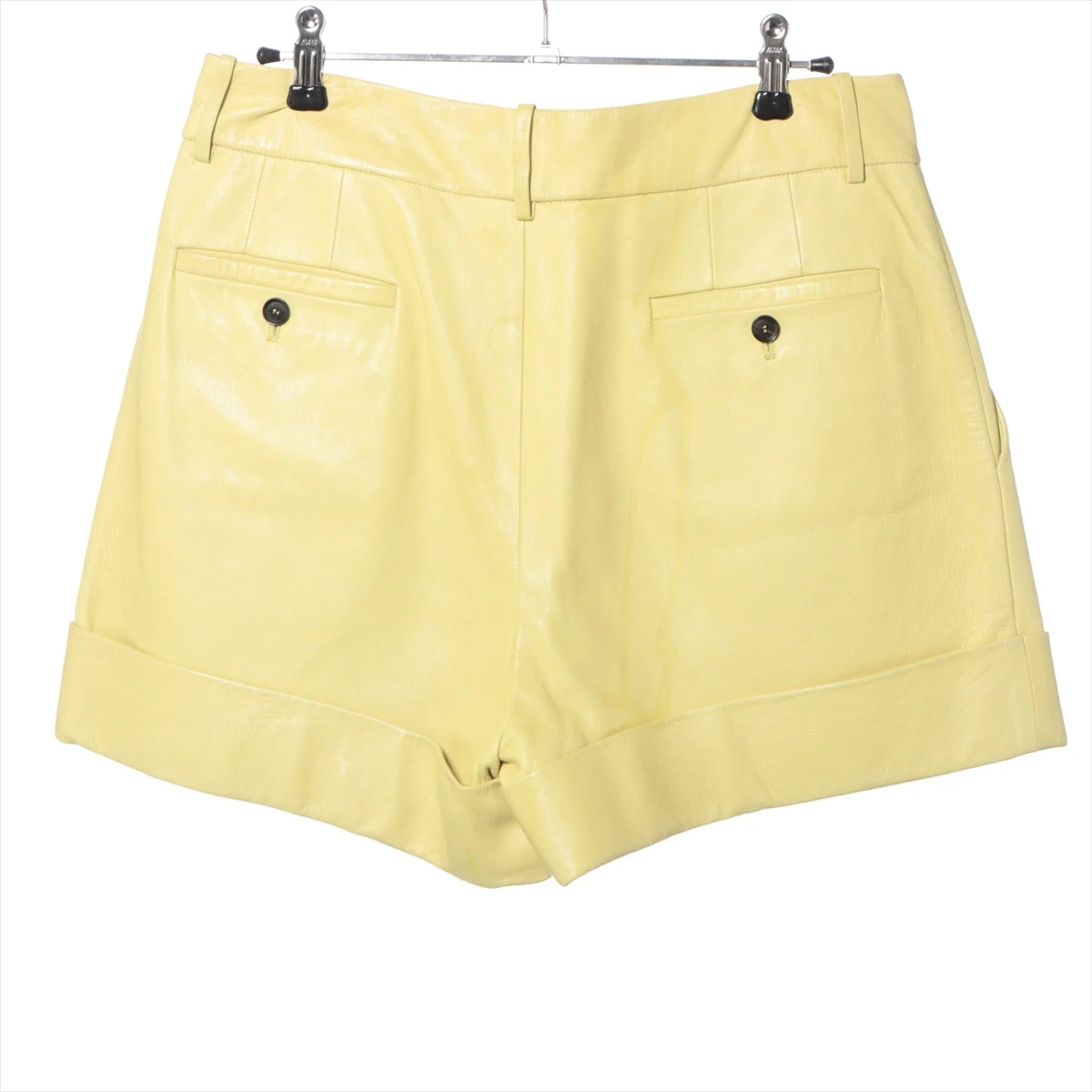 グッチ ラム ショートパンツ 40 レディース イエロー 371228