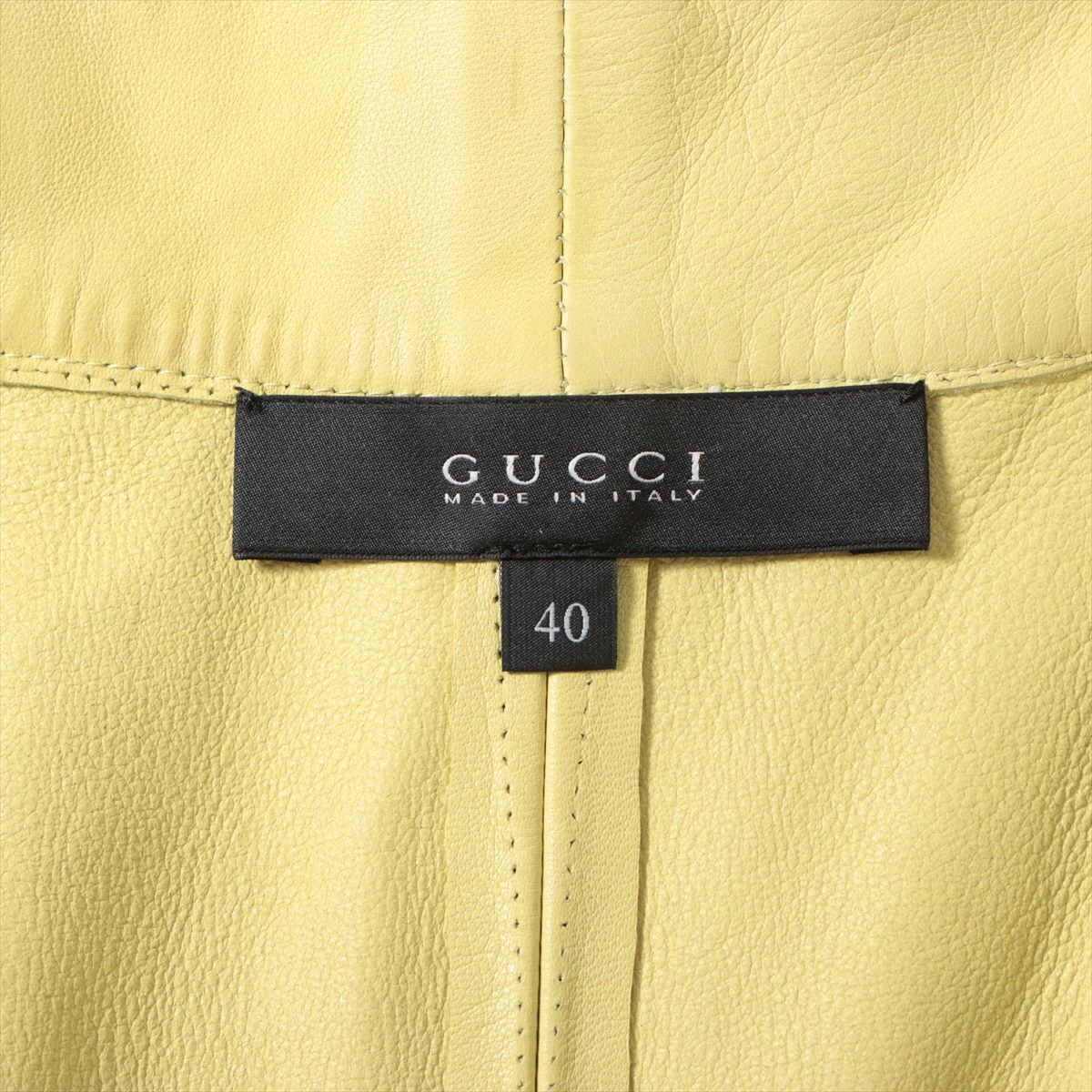 グッチ ラム ショートパンツ 40 レディース イエロー 371228