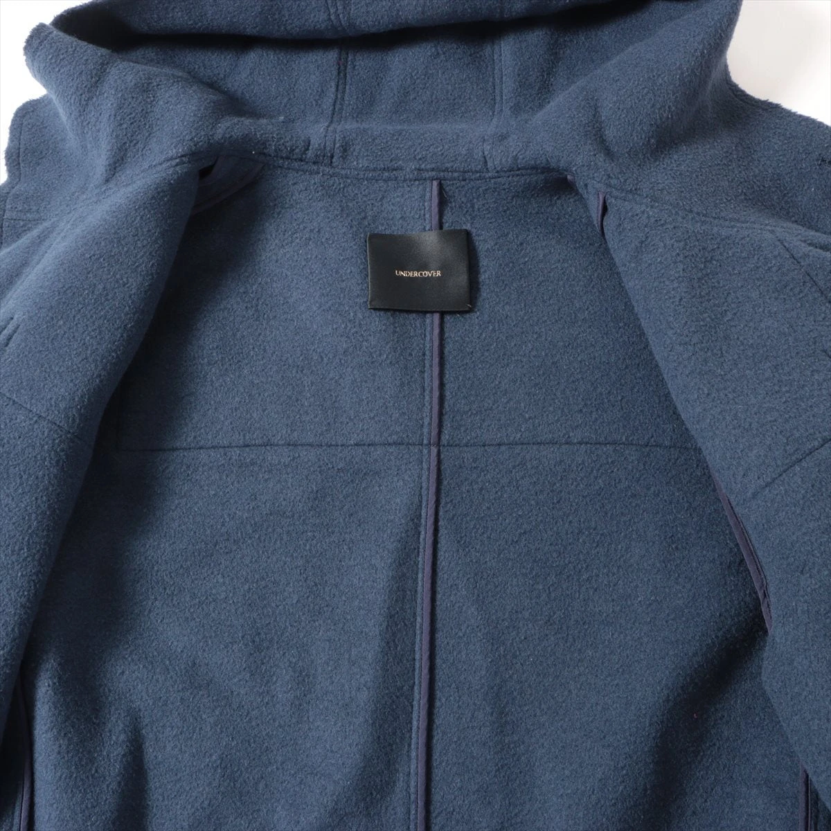 アンダーカバー 15AW ウール×ナイロン ダッフルコート 3 メンズ ブルー