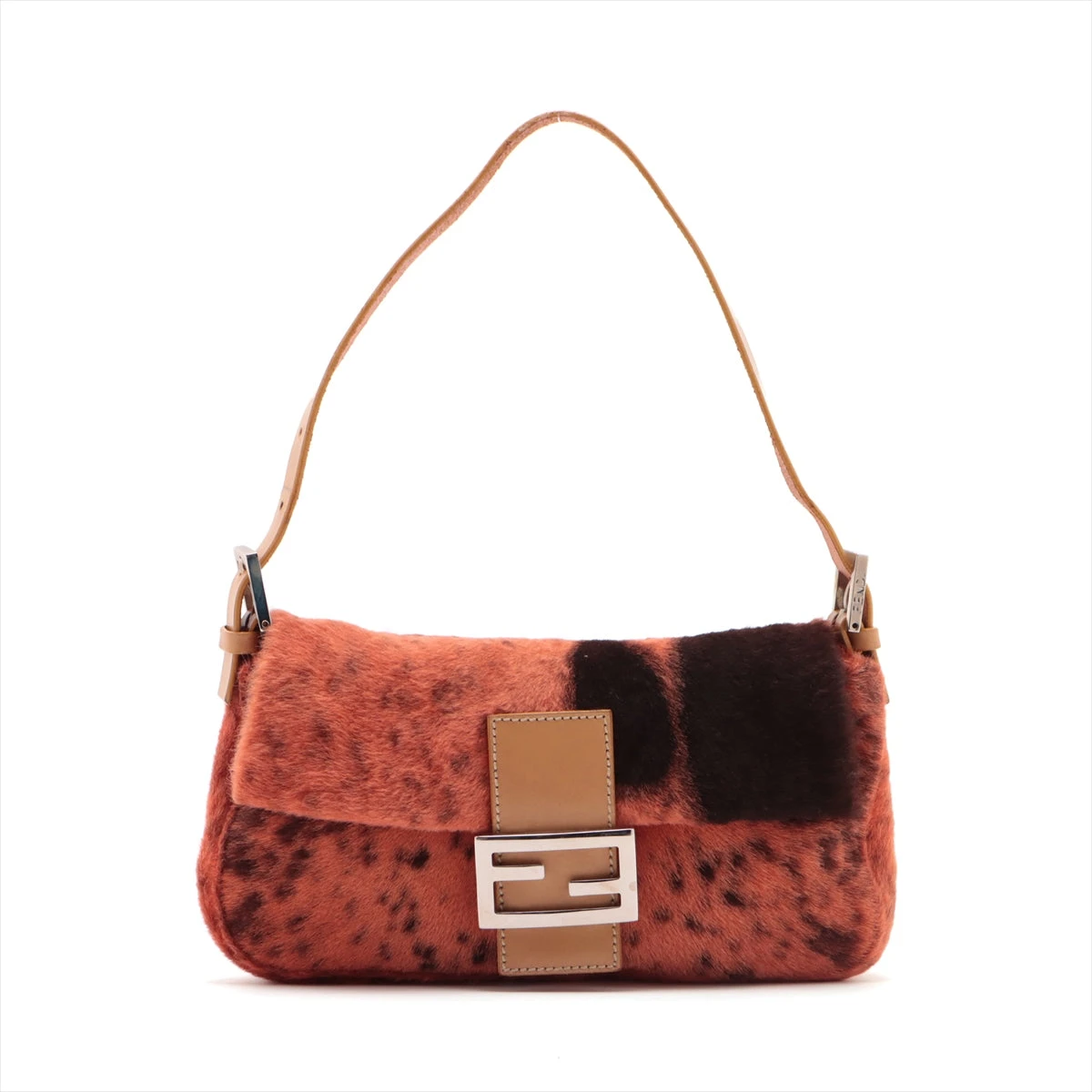 良品✨FENDI ハラコ マンマバケット ラージ フラップ ワンショルダーバッグ 良品✨FENDI ハラコ マンマバケット ラージ フラップ ワン