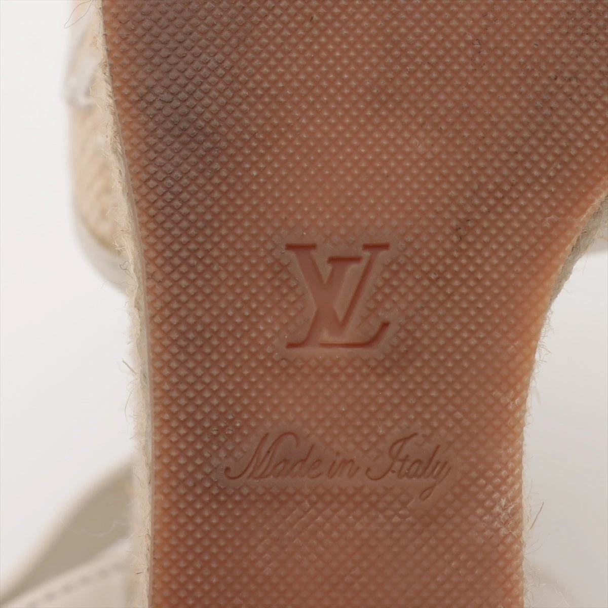 正規品　ルイヴィトン　スターボードライン　ウェッジサンダル　カーキ　35.5 LOUIS VUITTON - 超美品 ルイヴィトン 現行 スターボードライン