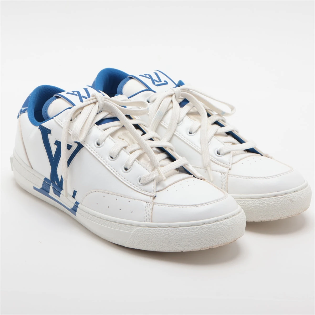 ヴィトン チャーリーライン 22年 レザー×ファブリック スニーカー 6.5