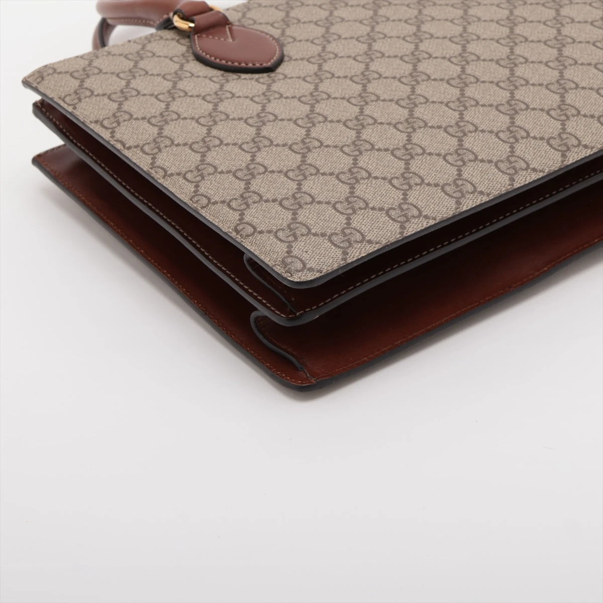 グッチ GGスプリーム PVC × レザー ボストン ハンド バッグ ブラウン. GUCCI（グッチ） ボストンバッグ 58・012・468・40 オールドグッチ GG