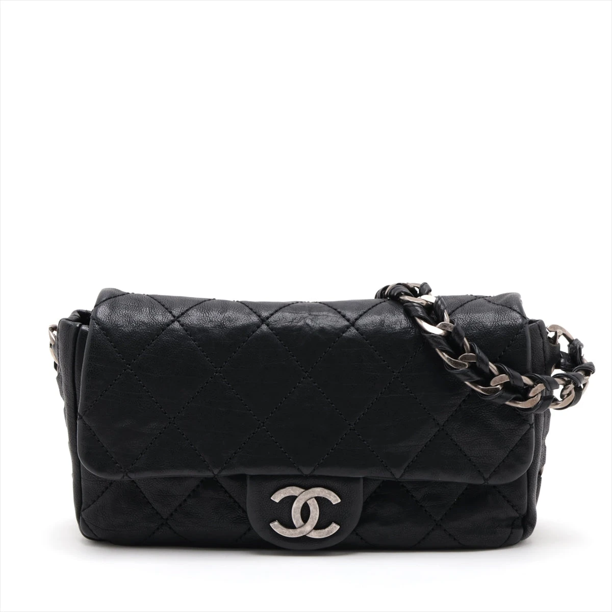 シャネル マトラッセ ヴィンテージカーフ チェーンショルダーバッグ  
