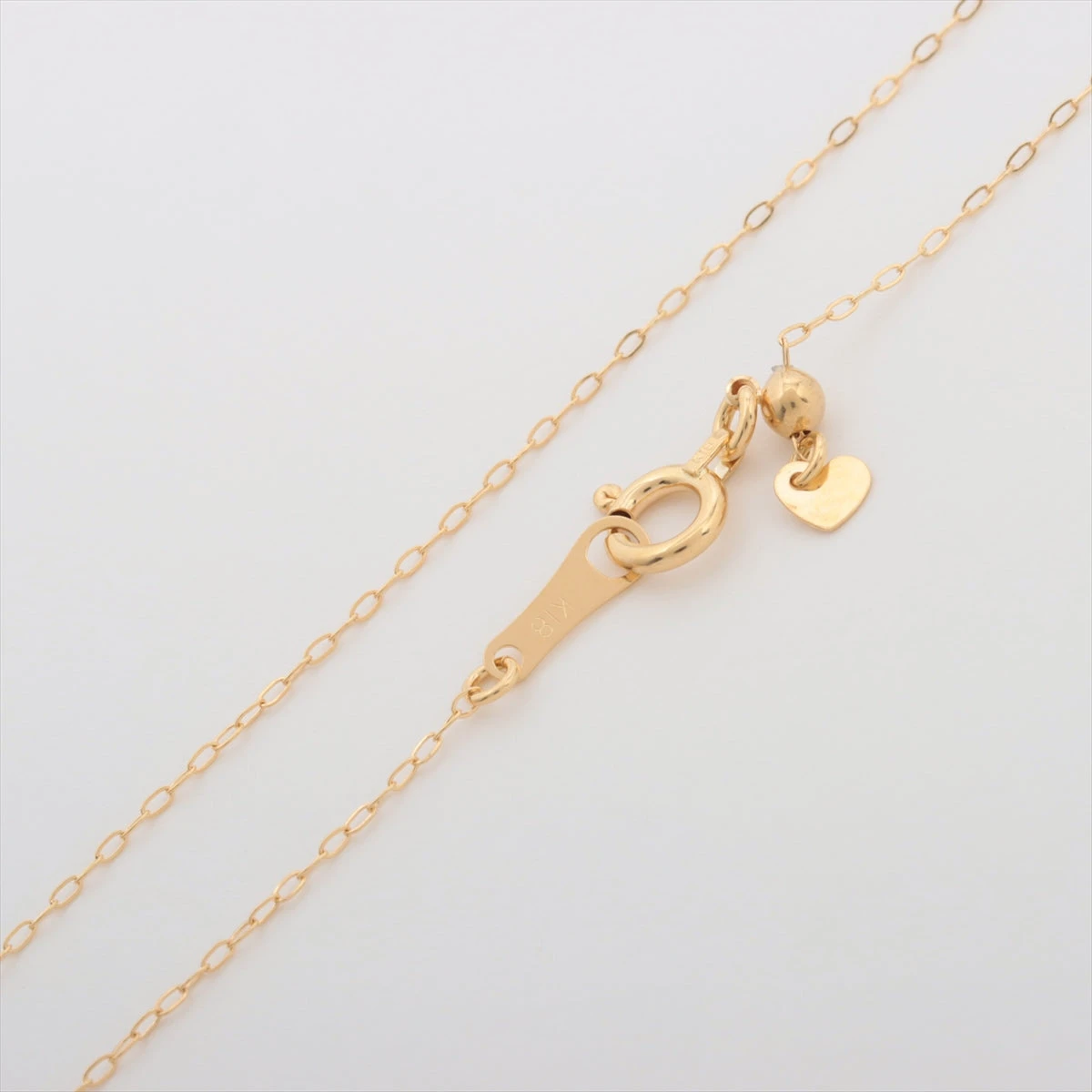 17/美品 ノンブル ゆきざき K18YG ダイヤ計0.17 ペンダントトップ ゆきざき ノンブル ダイヤ ネックレス K18(YG) 3.1g 0.17 A2431323