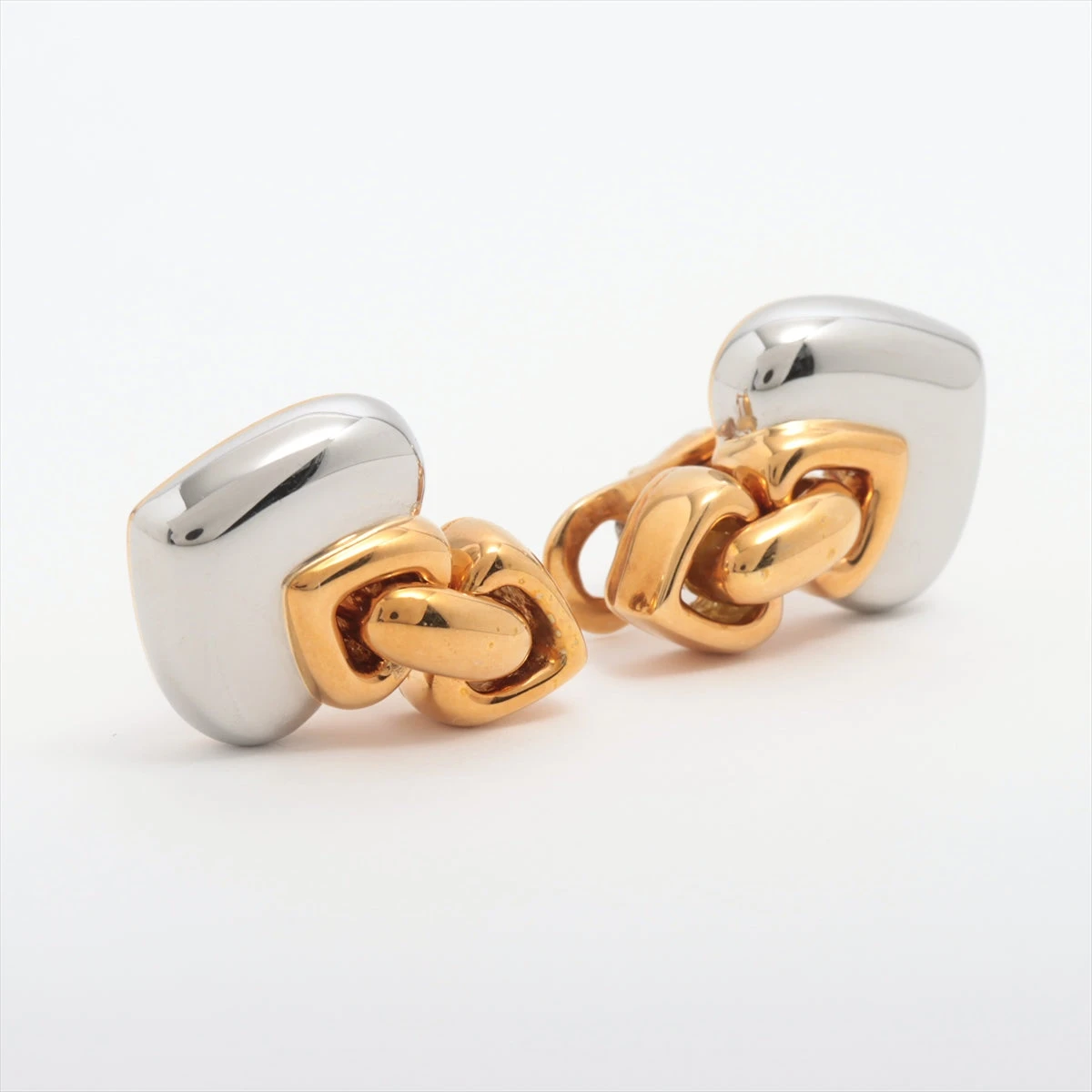 ブルガリ ドッピオクオーレ イヤリング 750(YG)×SS 19.6g A2431767