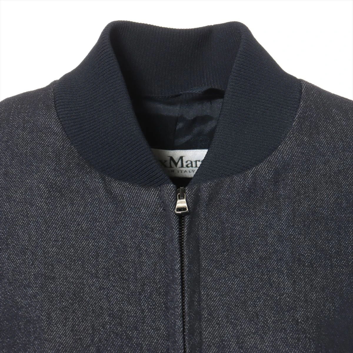 マックスマーラ　ジレ　ネイビー　42 マックスマーラ ジレ ネイビー 42 ジャケット＆ジレ - 送料無料