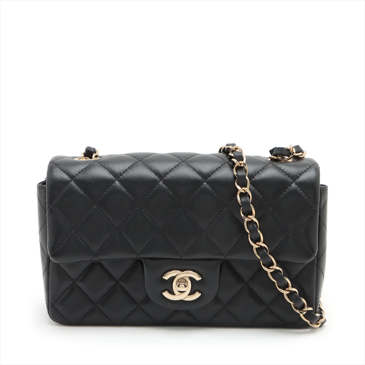 CHANEL 新品同様 シャネル ミニマトラッセ チェーンショルダー