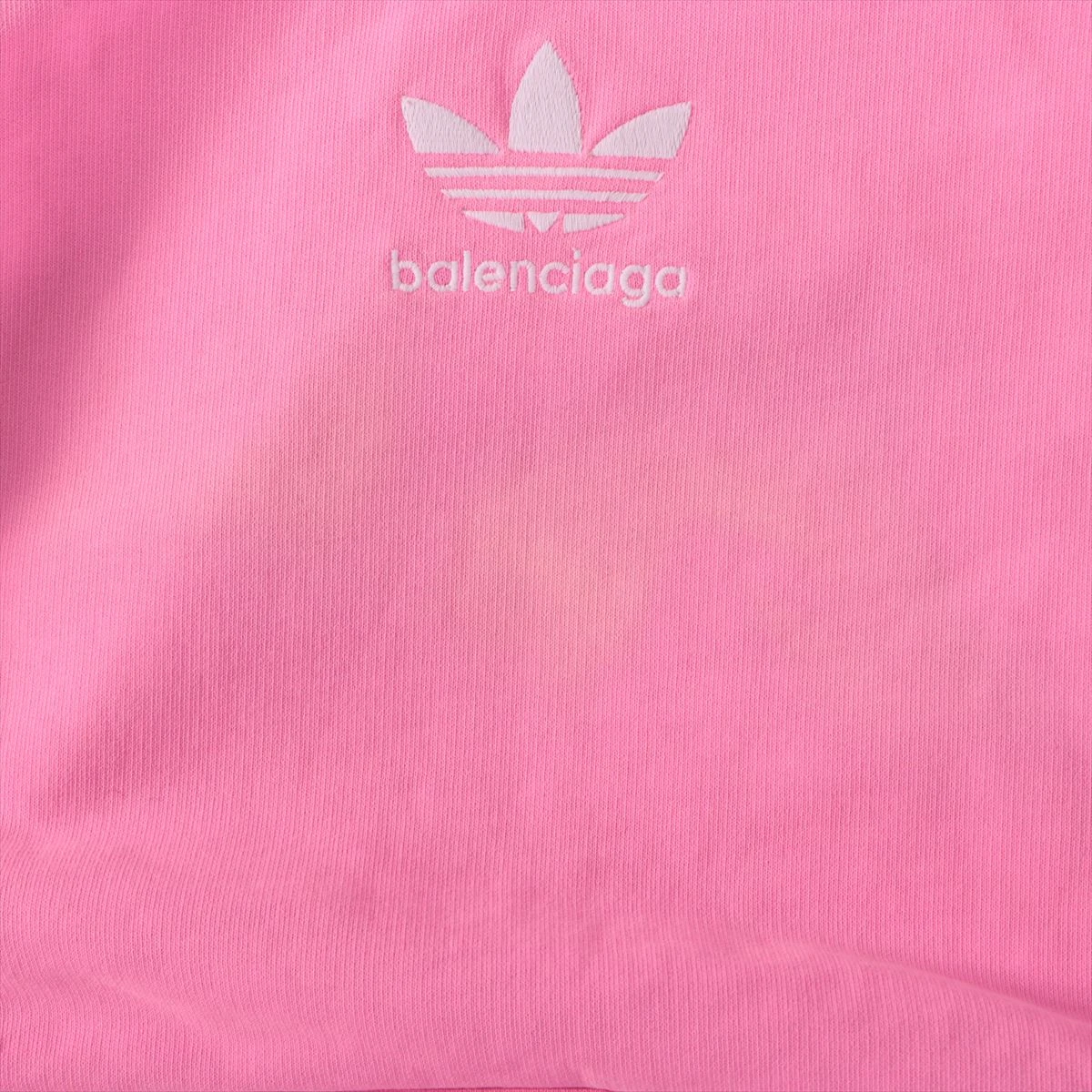 バレンシアガ アディダス 22AW コットンパーカー ピンク 729322