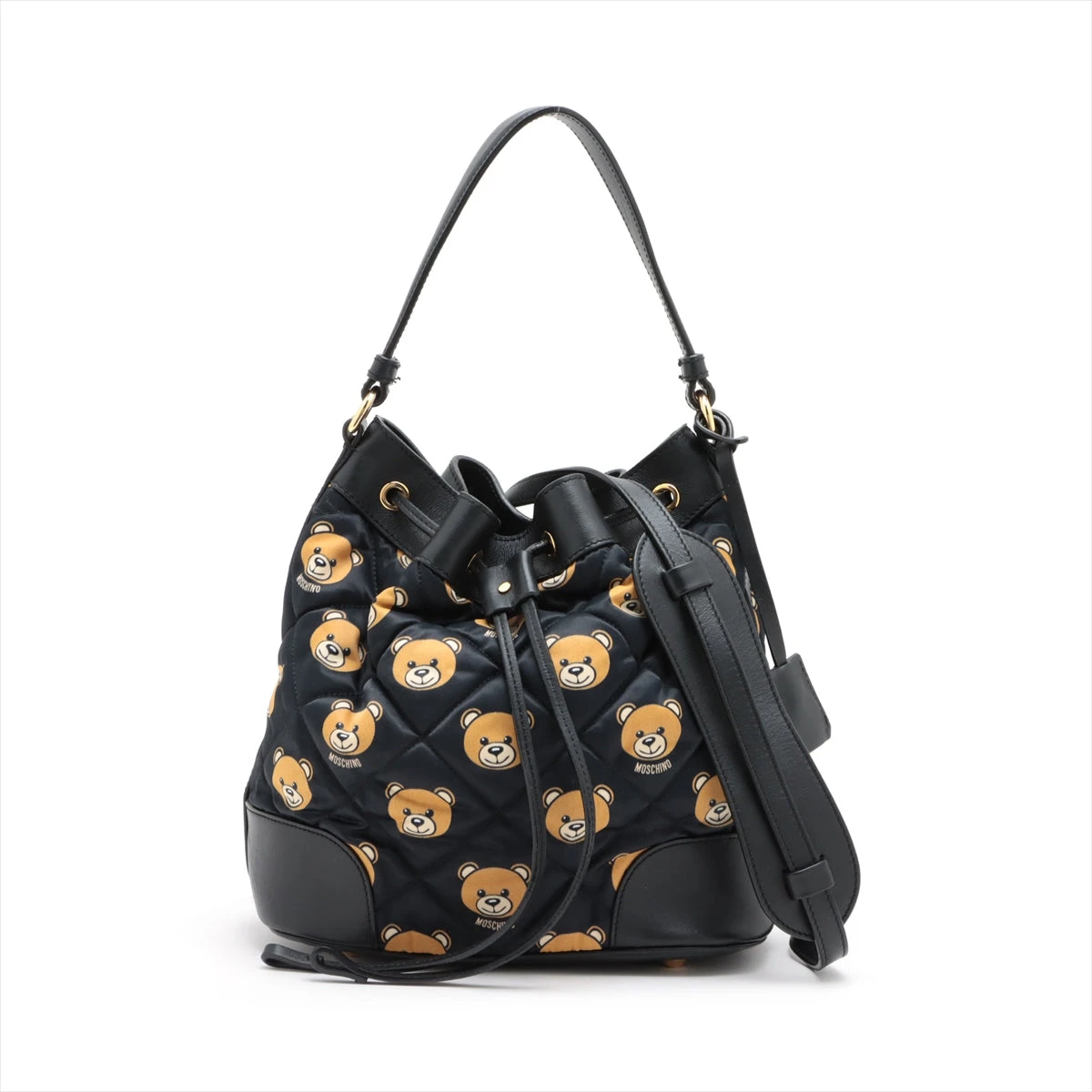MOSCHINO モスキーノ テディベア ショルダーバッグ レザー