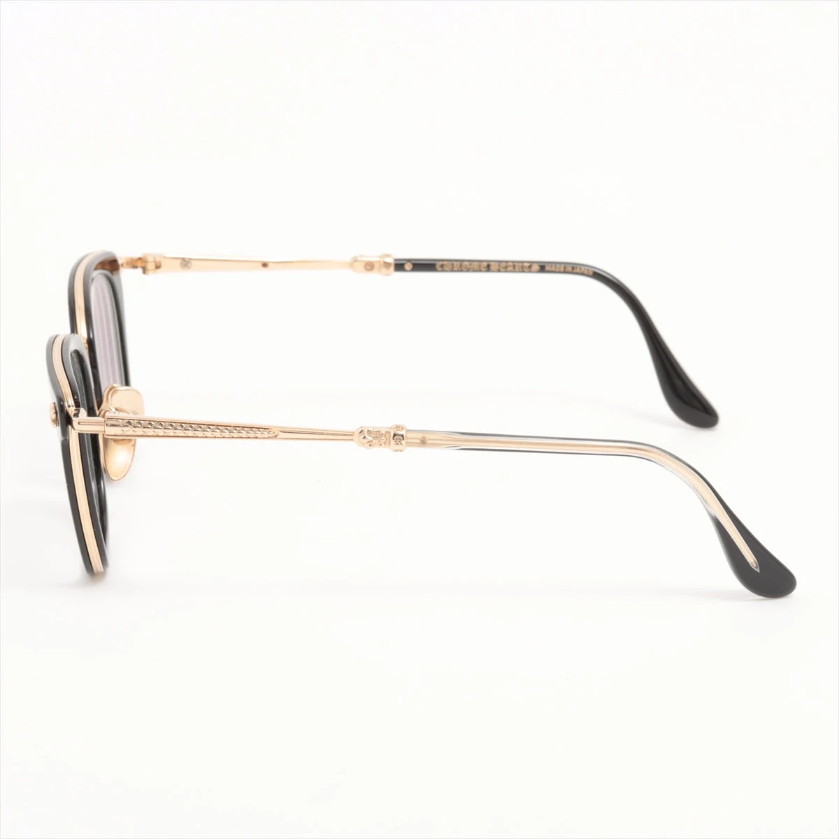 クロムハーツ メガネ 表記なし ギャランティアリ 51□21-148 ブラック  