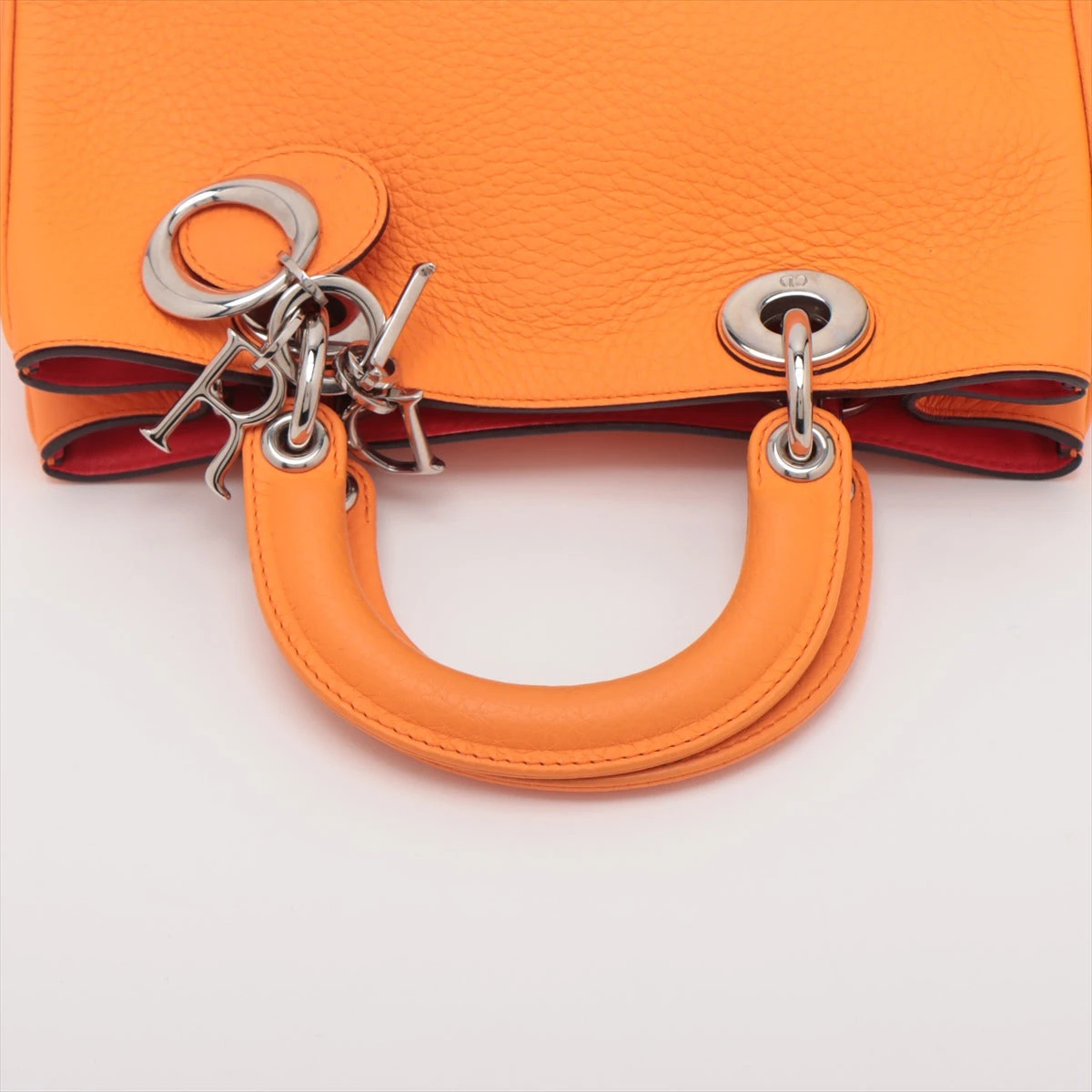 ディオール DIOR ディオリッシモ レザー オレンジ ハンドバッグ ディオール(Dior)ディオール ディオリッシモ ハンドバッグ
