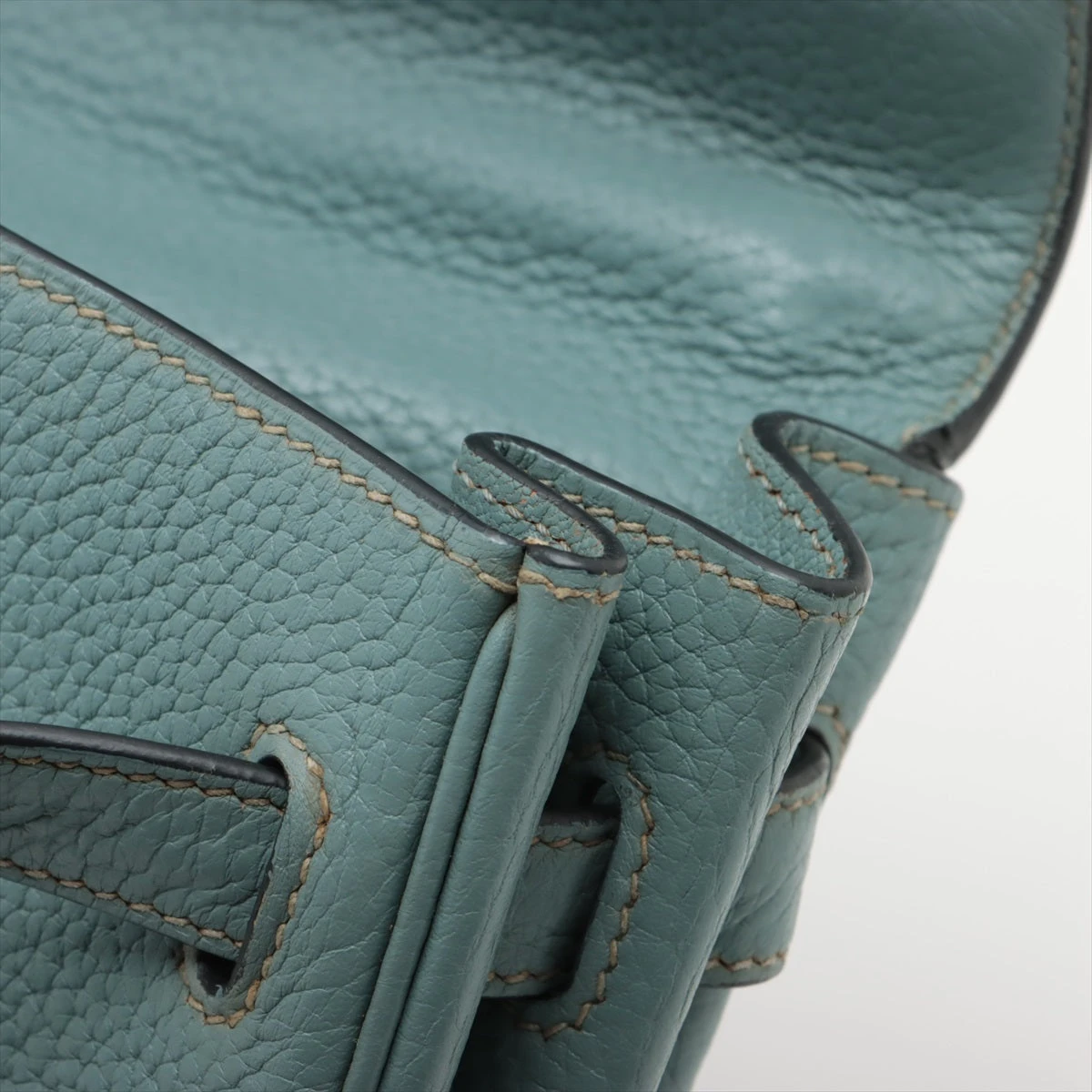 エルメス バーキン35 トリヨンクレマンス ブルーラン シルバー金具 □M 