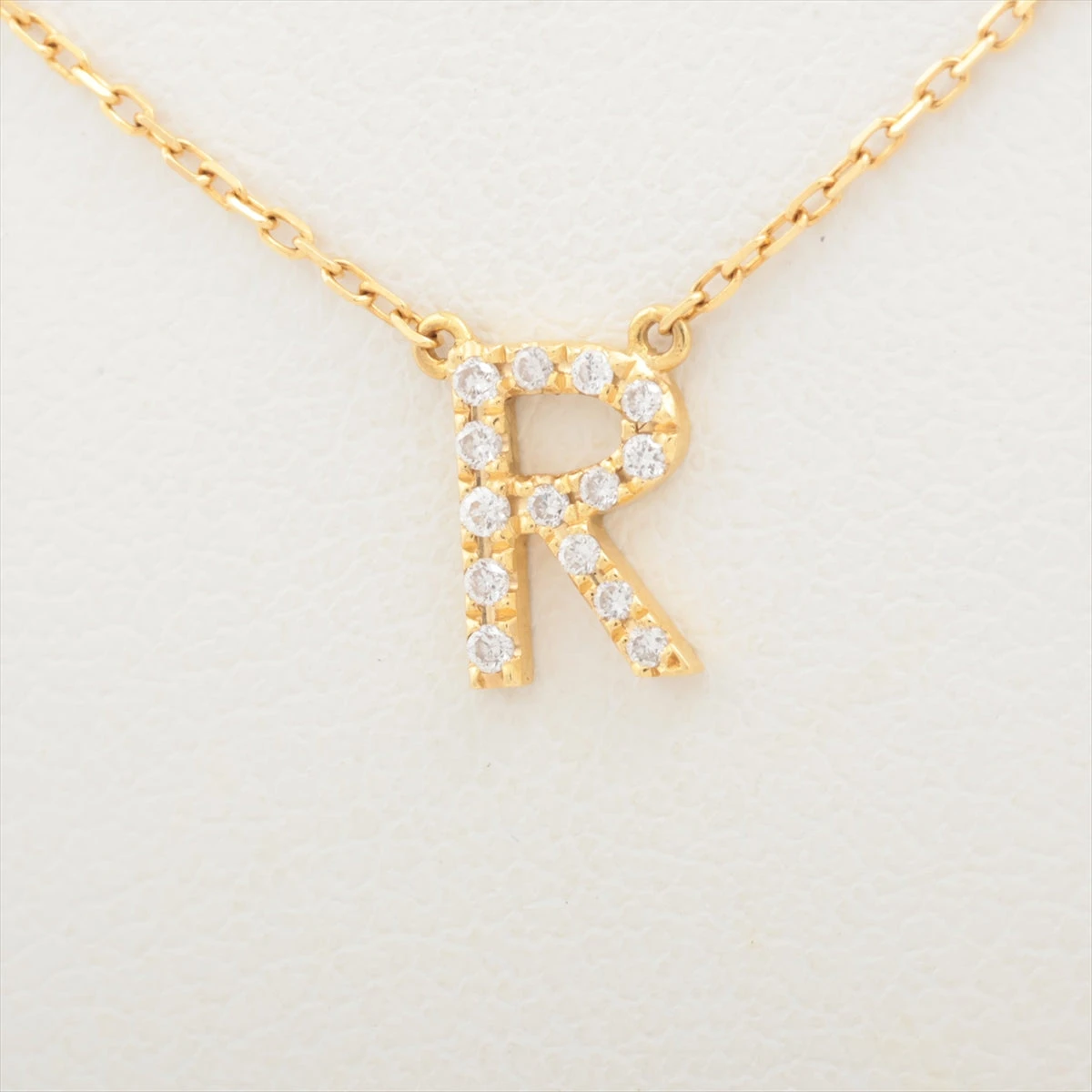 アーカー イニシャル ダイヤ ネックレス K18(YG) 1.4g 0.06 A2541106