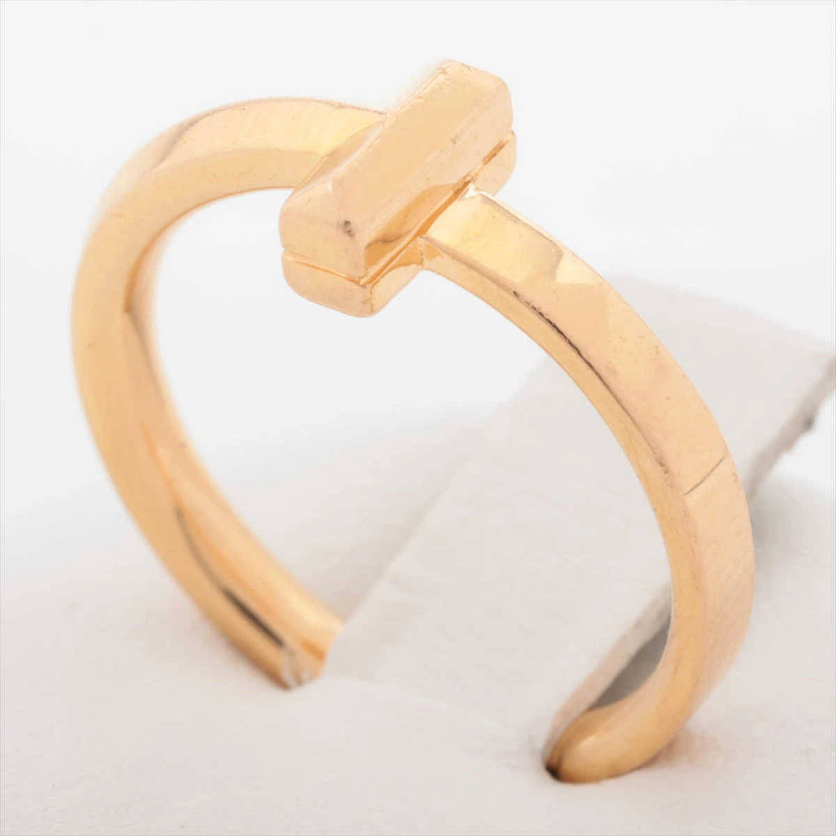 ティファニー Tワン ナロー リング 750(PG) 4.5g A2586046｜中古  